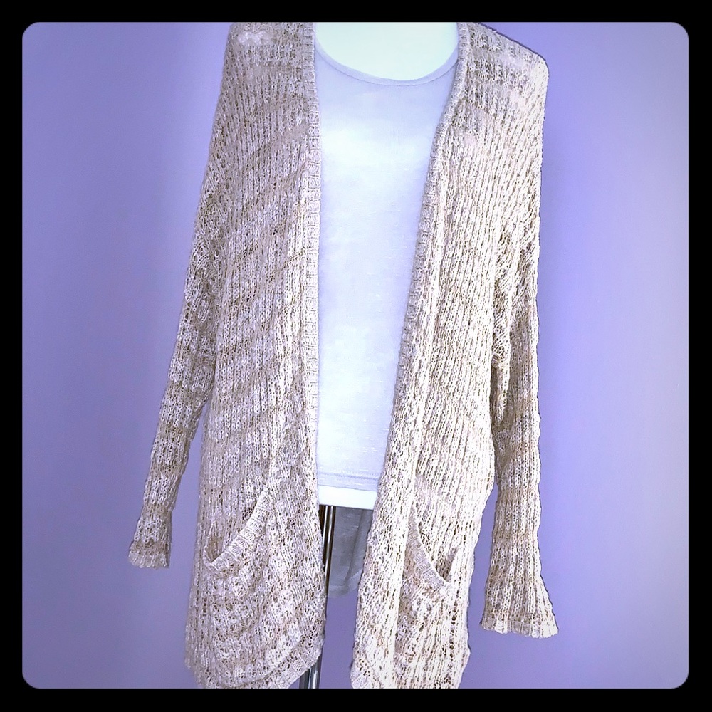 Free People Open Knit Cardigan